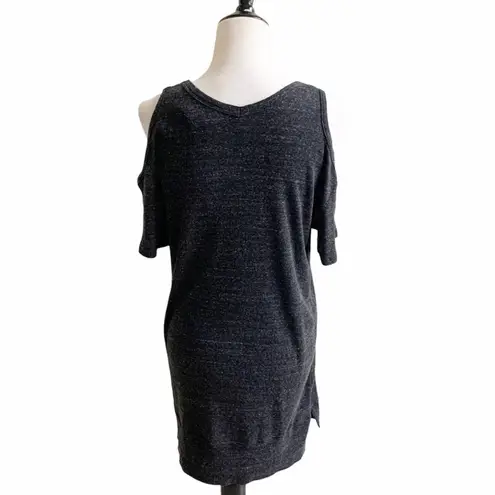 Free People  Cold Shoulder Dress Charcoal Size S