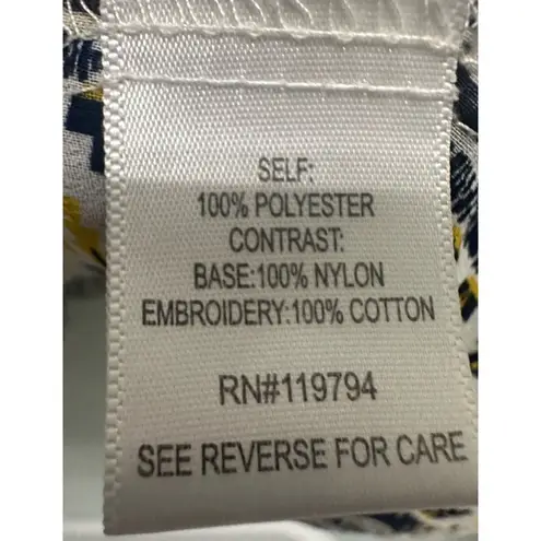 One World Sleeveless Blouse Top XL Multi-color with lace