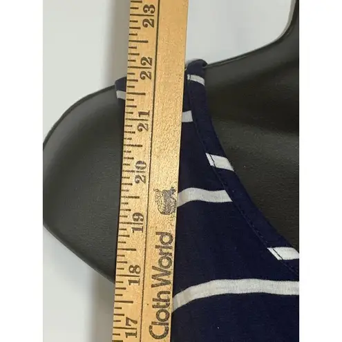 asos Maternity Viscose Striped Tank Top Size 2 Blue