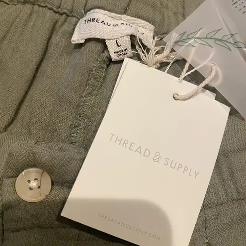 Thread and Supply NWT Sage Green  shorts