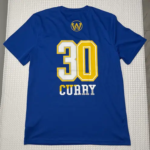 Nba Ultra Game  Golden State Warriors Curry “30” Blue Athletic T-Shirt Size M