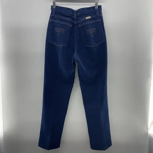 Vintage Sheplers Size 10 1989 Denim Jeans Straight Leg High Rise Waist Western Blue