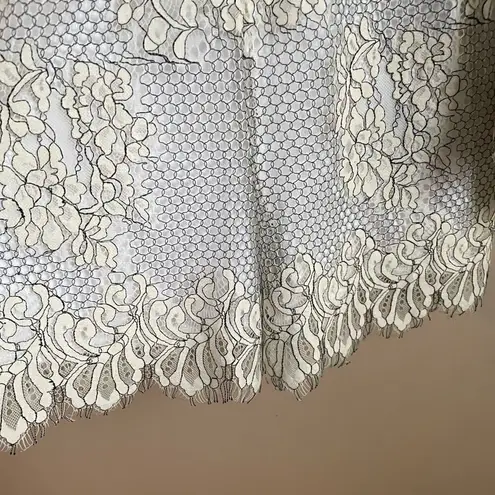 Elliatt white & black lace romper