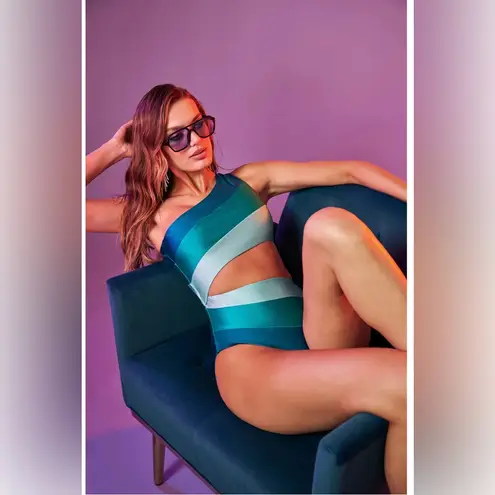 Beach Riot Joyce One Piece Cosmic Colorblock, Large, $168