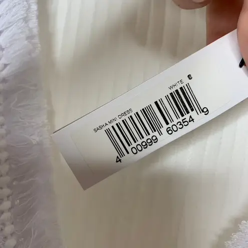 Poupette St. Barth Sasha Mini Dress White New Womens Small