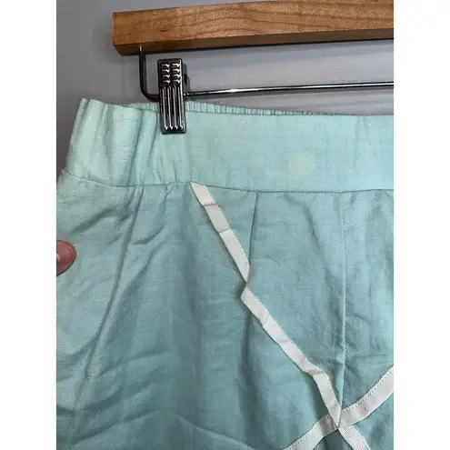 Matilda Jane Matilda Jane Serendipity Sweet Tea Skirt Large Cotton Linen Blend Mint Cream