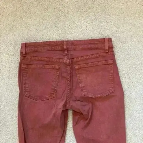 Rich & Skinny  burnt orange brown skinny jeans in size 27