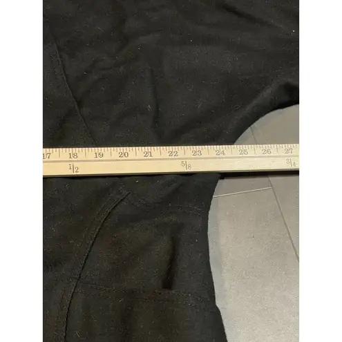 Vintage JOEFELD Black Wool Long Overcoat Winter Size L Size L