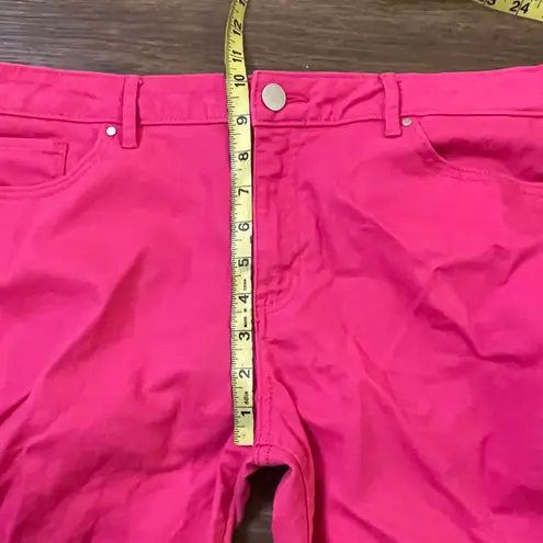 Elle Hot Pink Skinny Pants Size 14