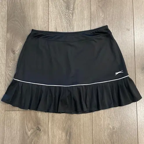 Slazenger  14” Black Pleated Golf Skirt Size Small