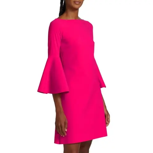 Chiara Boni La Petite Natalia Bell Sleeve Dress Size 44 Purple Quiet Luxury