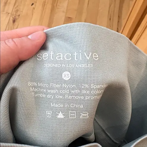 Set Active Size XS Light Blue High-Rise Activewear Leggings