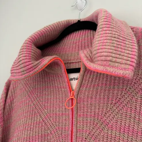 Aerie Sugar Rush Chenille Quarter Zip Sweater