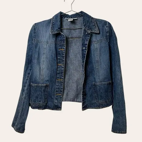 CLIO 90s vintage cropped denim jacket