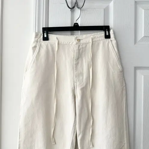 The Great The Shipmate Pant Women’s Size 1 US Small Cream Straight Leg High-Rise