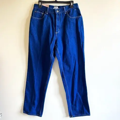 NEW L.L. Bean Original Fit Jeans High Waist Relaxed Loose Womens Size 12… Blue