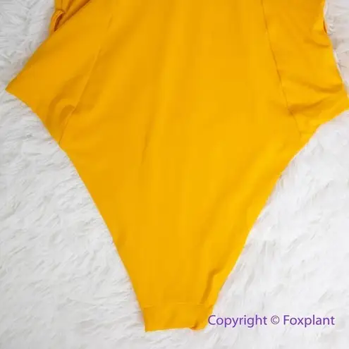 ONIA New! x WEWOREWHAT Citrus Danielle one piece swimsuit, size M