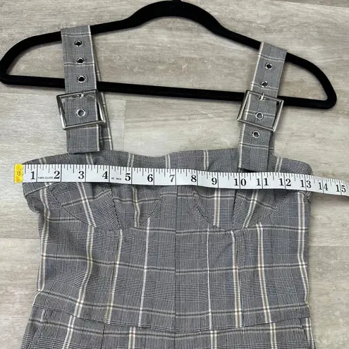 We Wore What Plaid Corset Overalls size XS