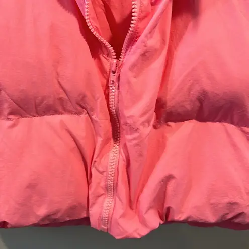 White Birch Black Label 2XL Hot Pink Cropped Puffer Vest NWOT