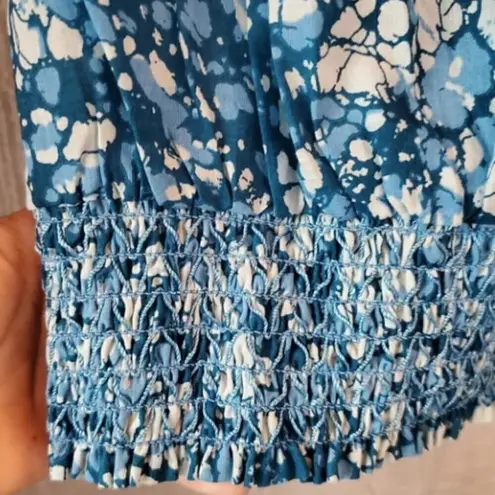 NEW House of Harlow 1960 × Revolve Turquoise Cold Shoulder Crop Top Blue Size L