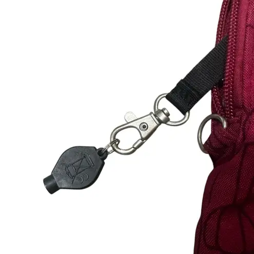 Travelon Anti-Theft Classic Mini Shoulder Bag Red Crossbody Bag