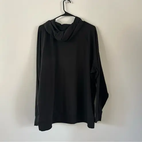 Vuori Halo Essential Black Heather Hoodie Size XL