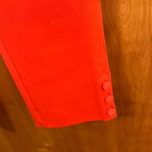 Soft Surroundings Superla Stretch Pull On Straight Leg Crop Pants Orange NWT 1X