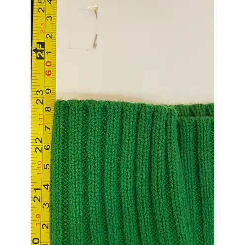 Retro Green Knit Sweater Animal Sleeves Small Novelty Graphic Pullover Whimsical