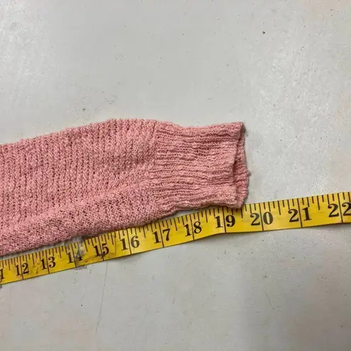 MOSSIMO SUPPLY CO. Crochet Lace Peach Sweater Tunic Size S/P Pink