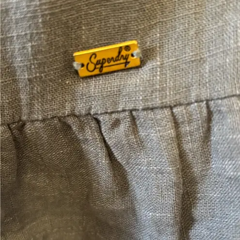 Superdry Green Off-Shoulder Sundress