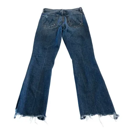 MOTHER Denim Mother The Insider Crop Step Chew in Dancing on Coals Size 26