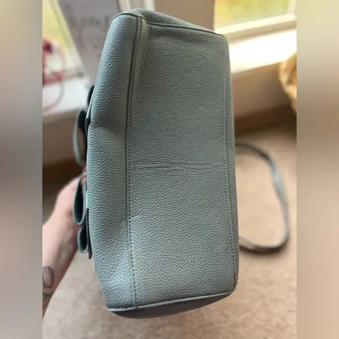 Light Blue Bow Top Handle Shoulder Bag | Cute Coquette Soft Girl Purse