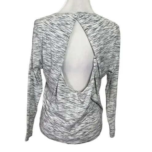 Lululemon  Get Set Long Sleeve Top Open Back Running Athletic Women’s Size XS