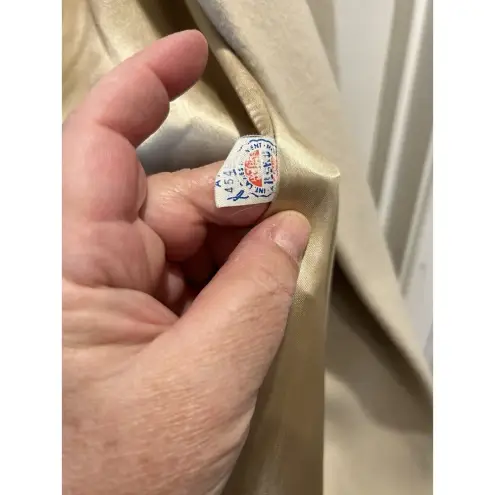 VTG Alorna Holly Plush Womens Short Wool Double Breasted Coat Off White Medium Brown