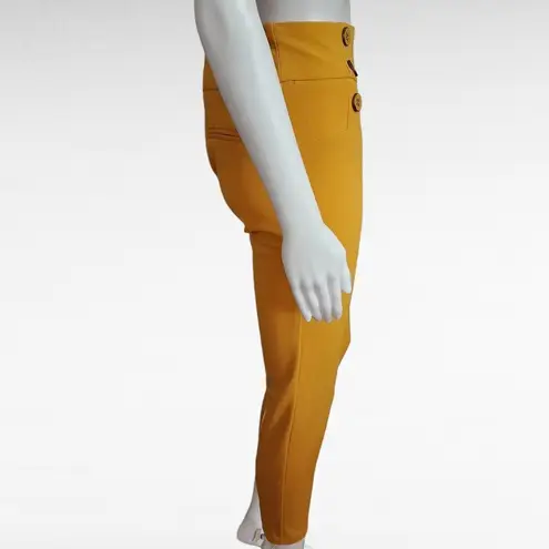 Soho Apparel Mustard Knit Ankle Leggings Size Small