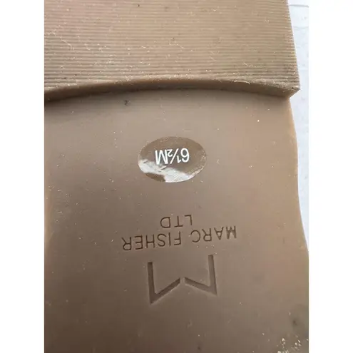 Marc Fisher  LTD Orange Suede Cross Strap Sandals – Size 6.5M - Image 8