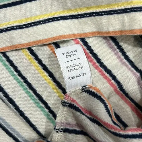 Marine layer  • rainbow stripe short sleeve tee