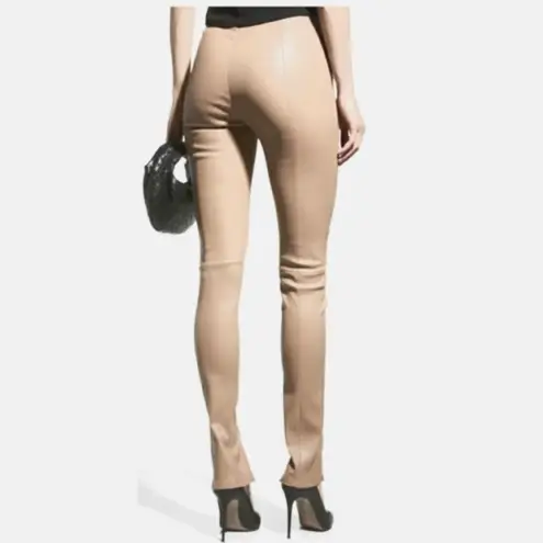 Jason Wu Vegan Leather Split Hem Pants