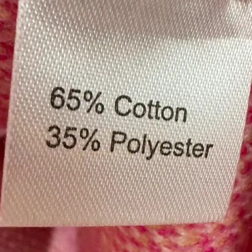 SOUTHERN GRACE Dazed For Days Floral V Neck Sweater in Pink Beige Small 4/6