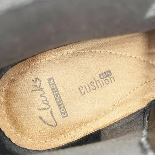 Clarks  Boylan Dawn Ankle Bootie Women's Size 10 Black Leather Ankle Strap Boots - Image 7