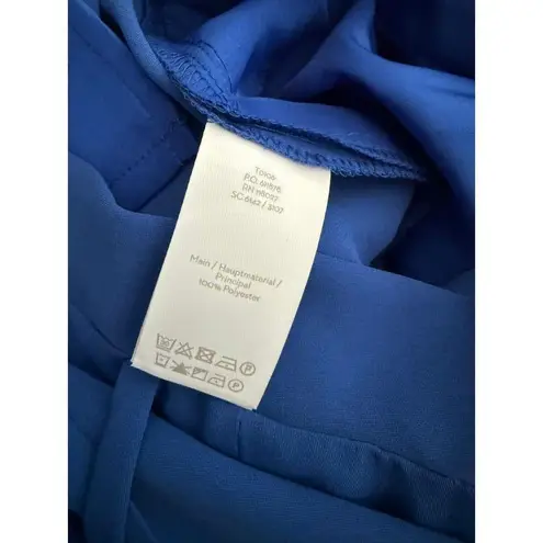 NEW Boden Dress Pants Women 2 Cobalt Blue Paper Bag Waist Versatile Comfort