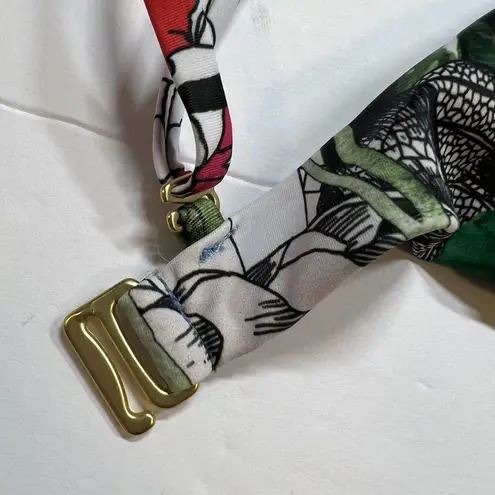 Christian LaCroix Swiminista x Play Top in Jardin Exo Chic Print Medium New