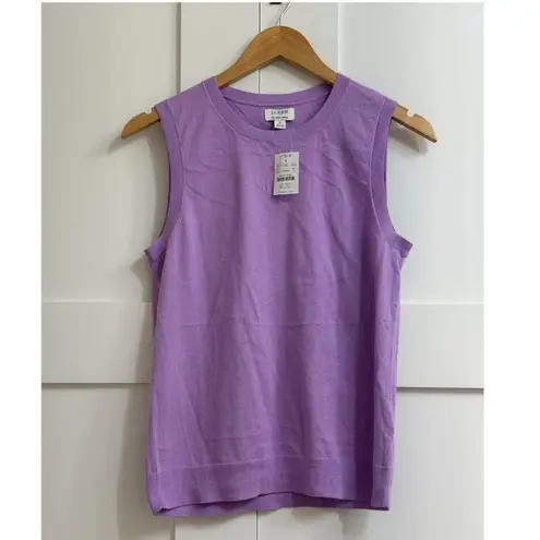 J.Crew Sweater Shell in Bright Lilac, Size Small