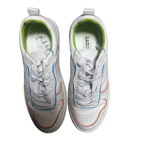 Vintage Havana Gadol Multi Stitch Sneaker sz 9 White