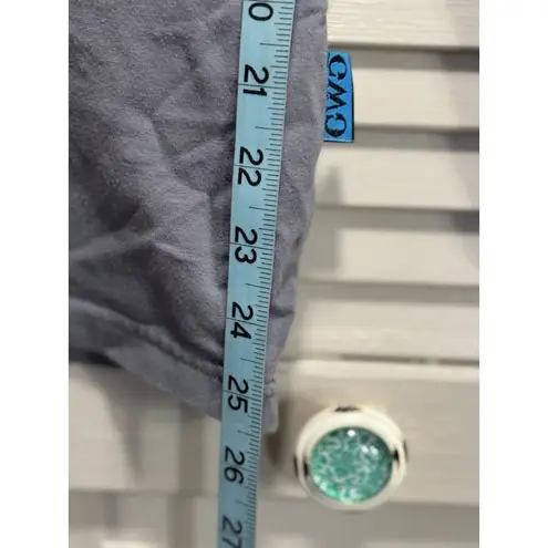 CWC Gray/Teal Graphic "Girls With Guns" Long Sleeve Shirt Crew Size XS Logo Gray