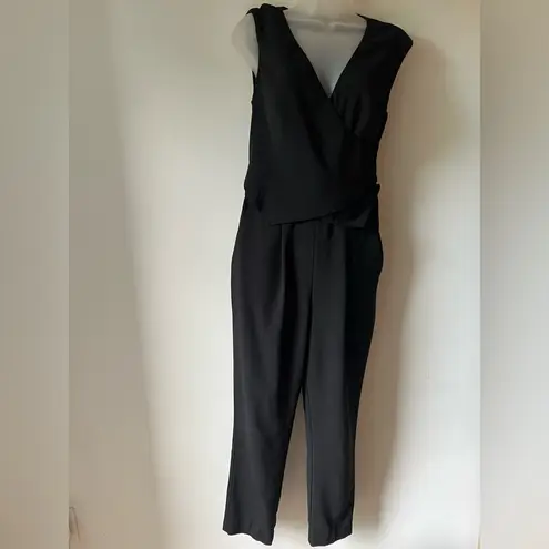 Guess  Sleeveless Black Wrap Jumpsuit Size XS Elegant Evening