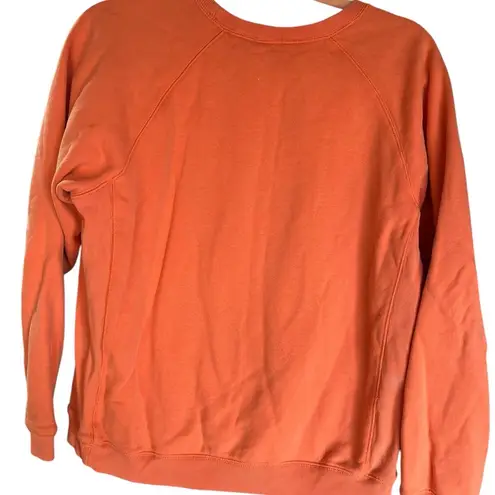 IZOD  GOLF  (M) PEACH PULLOVER SWEATSHIRT RIB TEXTURE TO SIDE PANELS PREOWNED