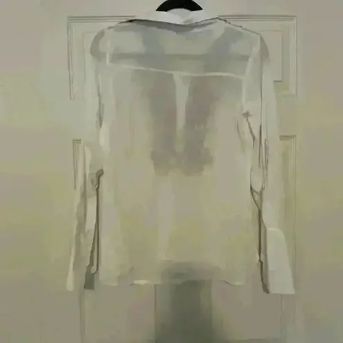 Dolce Cabo Embroidered Blouse White Size M