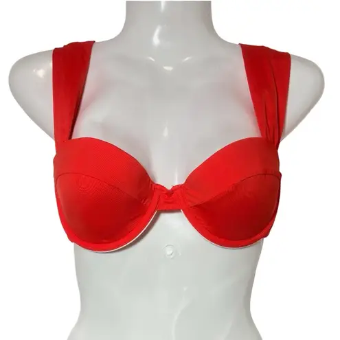 We Wore What Claudia Bikini Top in Spicy Orange