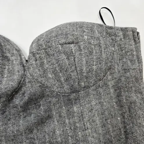 Line and Dot Paola Top in Heather Grey